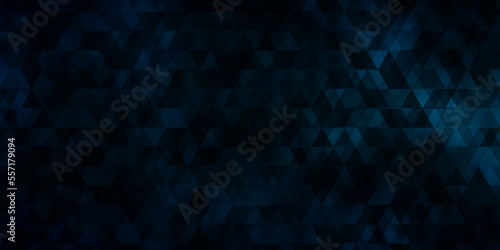 Dark Green vector texture with lines, triangles.