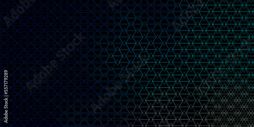 Wallpaper Mural Dark Blue, Red vector template with crystals, triangles. Torontodigital.ca