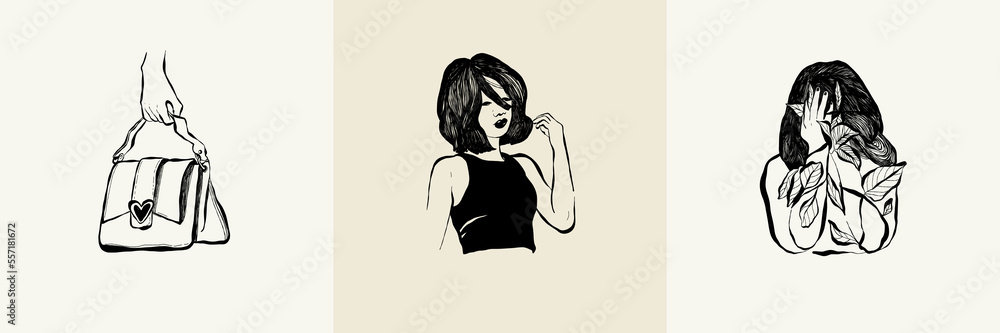 Modern abstract women. Minimalism concept. Female body, fashion. Matisse style. . Contemporary silhouette of woman. Hand drawn trendy vector posters, illustrations for print. Modern abstract women. Minimalism concept. Female body, fashion. Matisse style. . Contemporary silhouette of woman. Hand drawn trendy vector posters, illustrations for print.