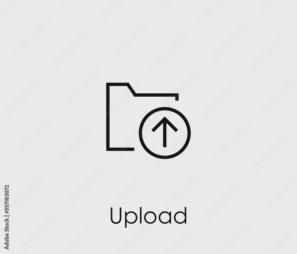 Upload vector icon. Editable stroke. Symbol in Line Art Style for Design, Presentation, Website or Mobile Apps Elements, Logo. Upload symbol illustration. Pixel vector graphics - Vector Upload vector icon. Editable stroke. Symbol in Line Art Style for Design, Presentation, Website or Mobile Apps Elements, Logo. Upload symbol illustration. Pixel vector graphics - Vector