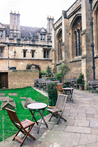 Oxford tables in yard © Danilo