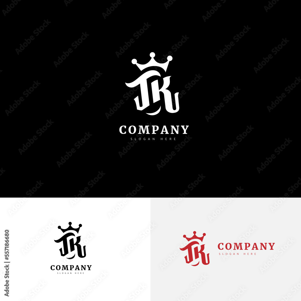 T K font logo letter mark with crown symbol with three round and smile symbol T K font logo letter mark with crown symbol with three round and smile symbol