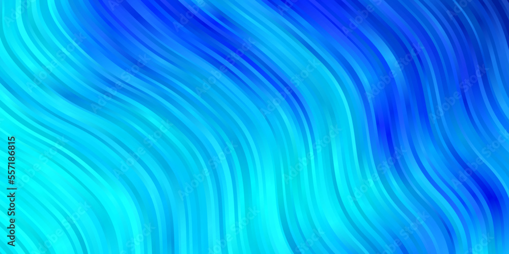 Light BLUE vector backdrop with bent lines. Light BLUE vector backdrop with bent lines.