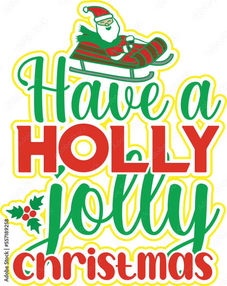 Fototapeta premium Christmas svg design