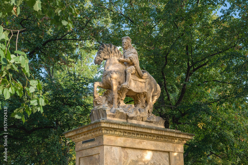 Saint Wenceslas Statue at Vysehrad - Prague, Czech Republic