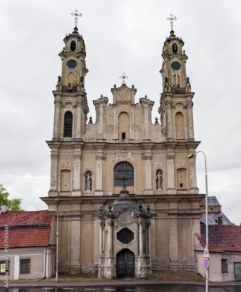 Catholic church of the Ascension in Vilnius, Lithuania