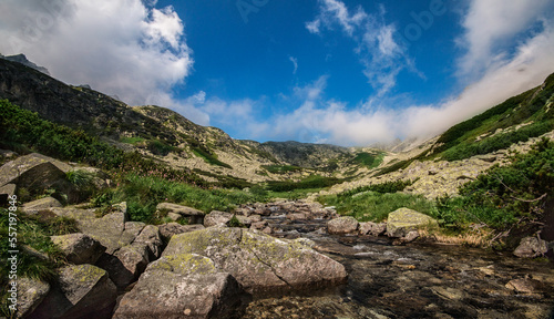 landscape in the mountains High Tatras Tatra Mountains