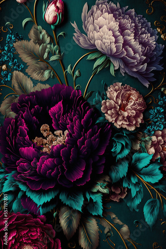 floral background © Shades3d
