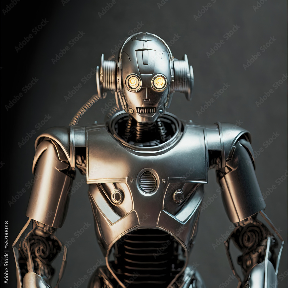 Robot generated by generative AI Robot generated by generative AI