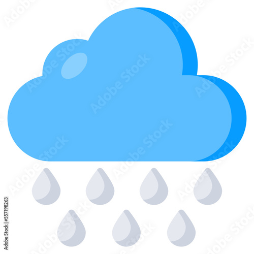 Rainfall icon in perfect design