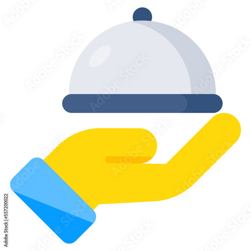 Trendy design icon of cloche