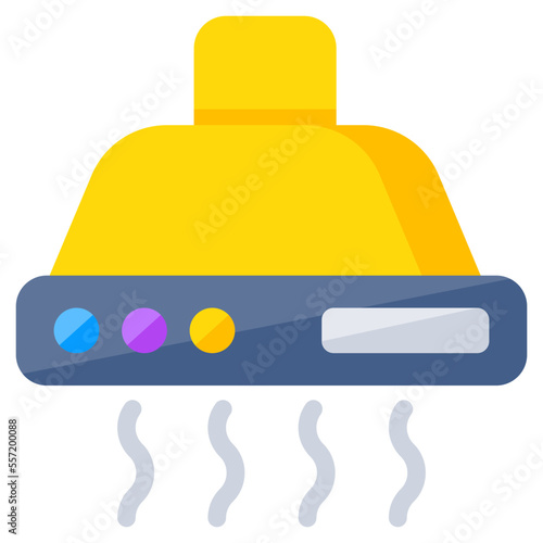 An icon design of extractor hood 