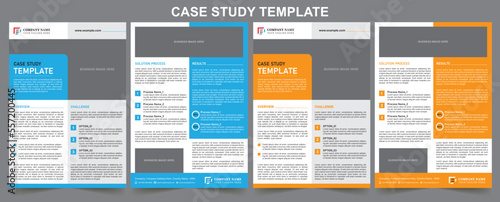 Creative Case Study Template for Business