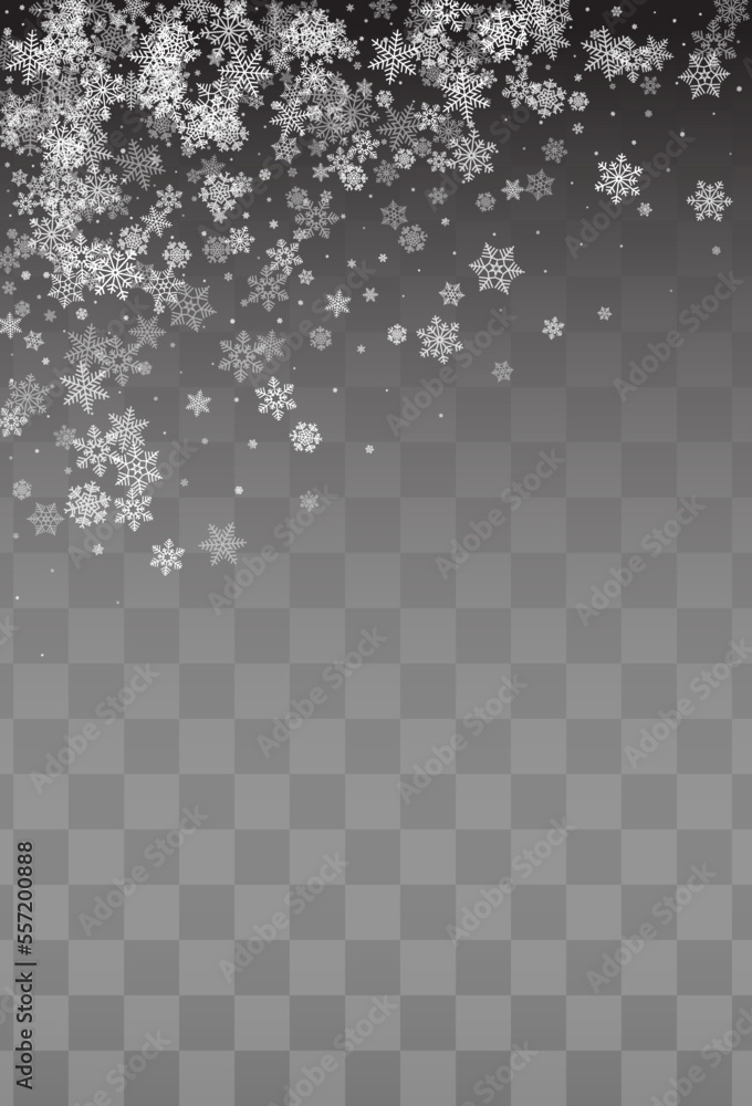 Silver Snowflake Vector Transparent Background. Silver Snowflake Vector Transparent Background.