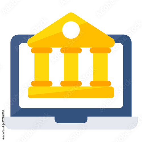 A perfect design icon of online banking