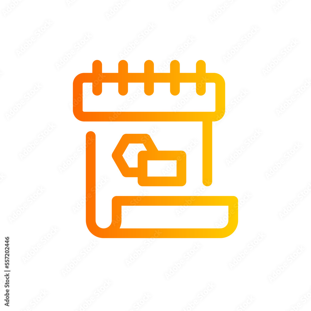 sketching gradient icon sketching gradient icon