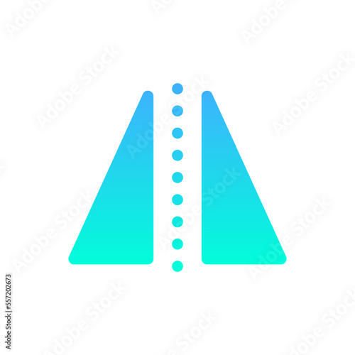 reflect flat gradient icon