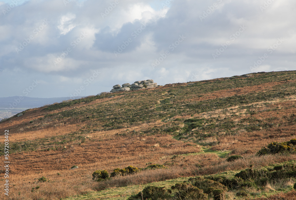 Stones at Rosewell Hill St Ives Cornwall