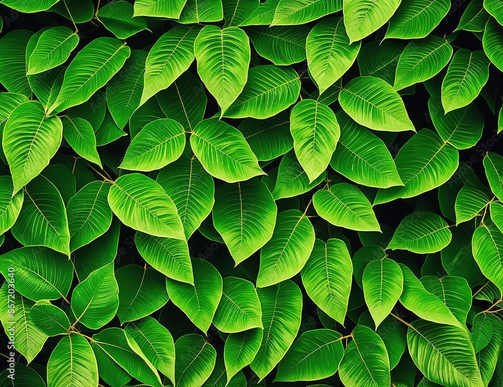 Obraz premium green leaves background