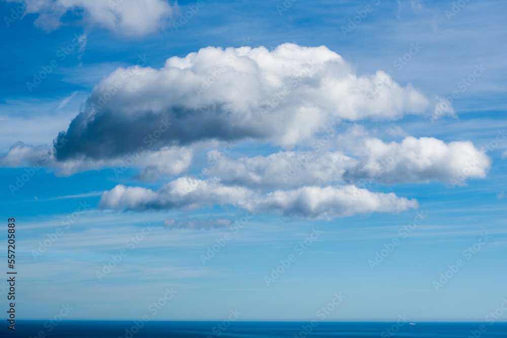 Blue sky and clouds