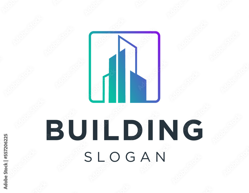Logo design about Building on a white background. created using the CorelDraw application. Logo design about Building on a white background. created using the CorelDraw application.