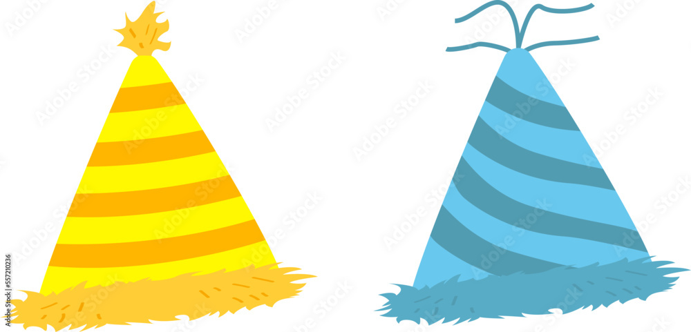 Abstract And Dot Party Hat Vector Abstract And Dot Party Hat Vector