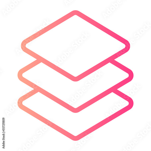 layer gradient icon