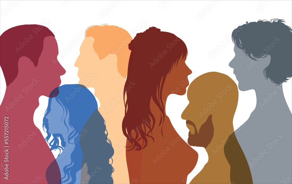 Group of people of different culture. Organizing, partnering, cooperating, forming friendships, and working together in a multicultural society or community. Group of people of different culture. Organizing, partnering, cooperating, forming friendships, and working together in a multicultural society or community.