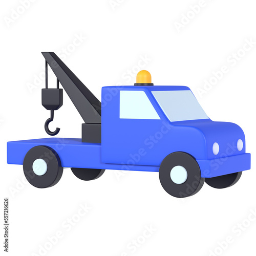 Tow truck 3D