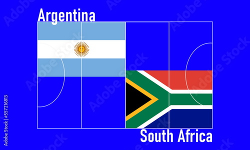 1. Argentina  vs  South Africa Qualification Group Match photo