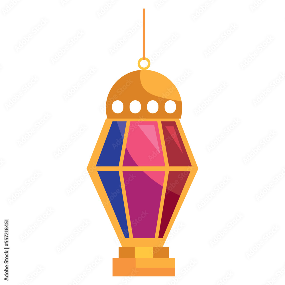 arabic lamp with colors arabic lamp with colors