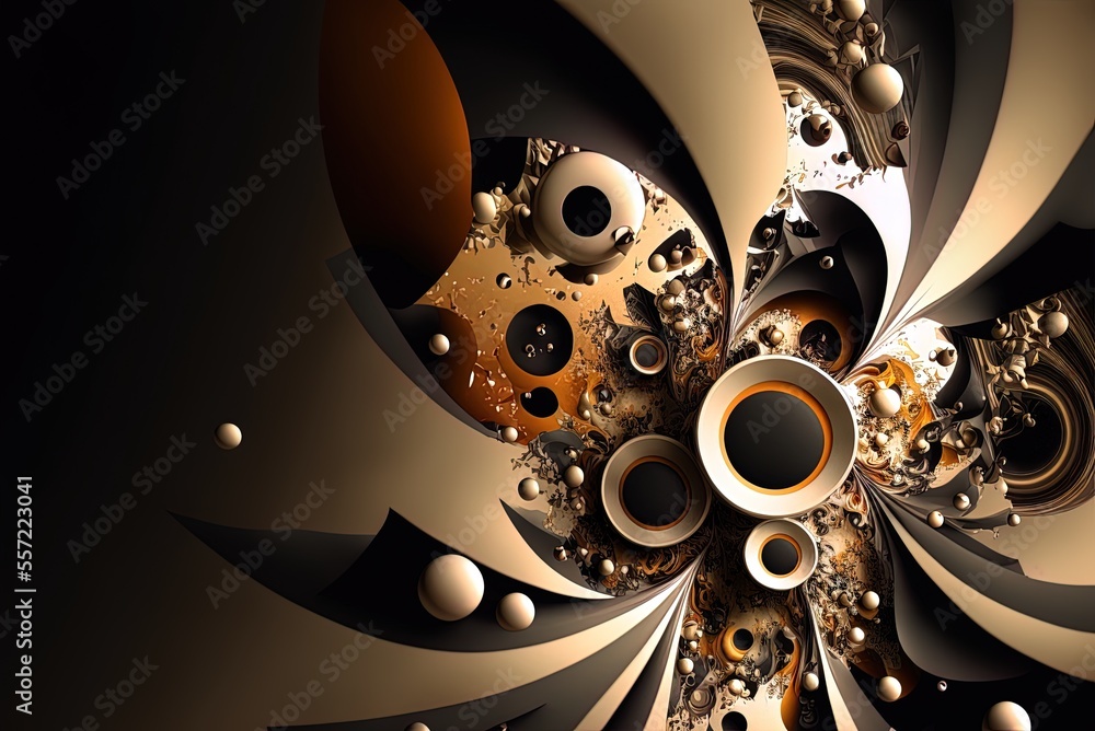 wallpaper of abstract computer art design. Generative AI Stock ...