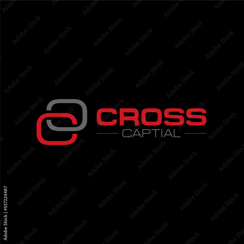 CC Letter Initial Logo Design Template Vector Illustration