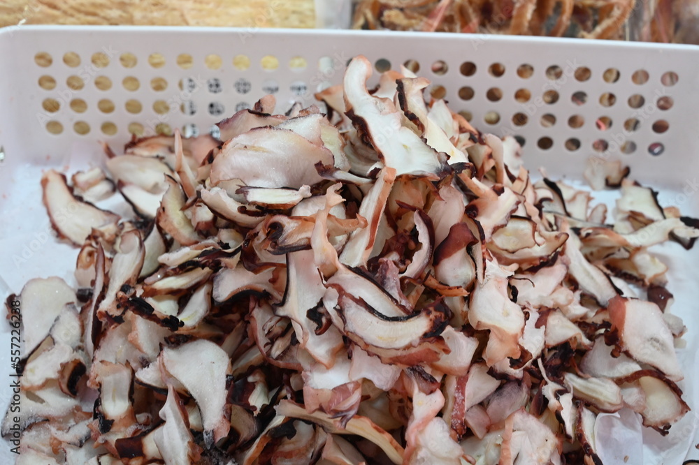 South korea dried octopus legs slice South korea dried octopus legs slice