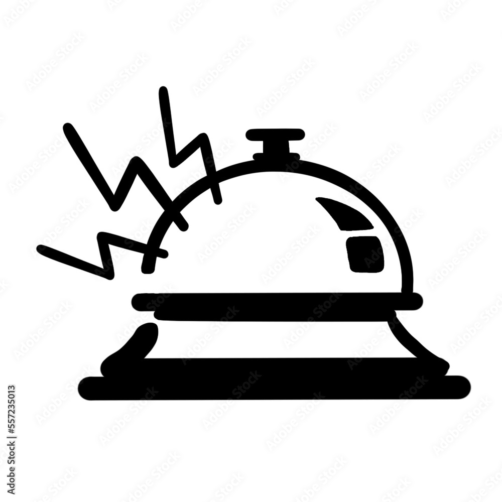 reception bell line icon, outline, hand drawn style. linear pictogram isolated on white background with clipping path. help desk symbol, logo illustration. reception or concierge symbol. reception bell line icon, outline, hand drawn style. linear pictogram isolated on white background with clipping path. help desk symbol, logo illustration. reception or concierge symbol.