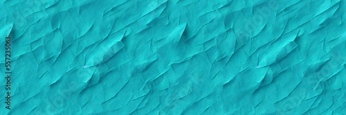 Wallpaper Mural Cyan Paper Textured Background, Rough and Wrinkled Seamless Background Textures | Generative Art Torontodigital.ca