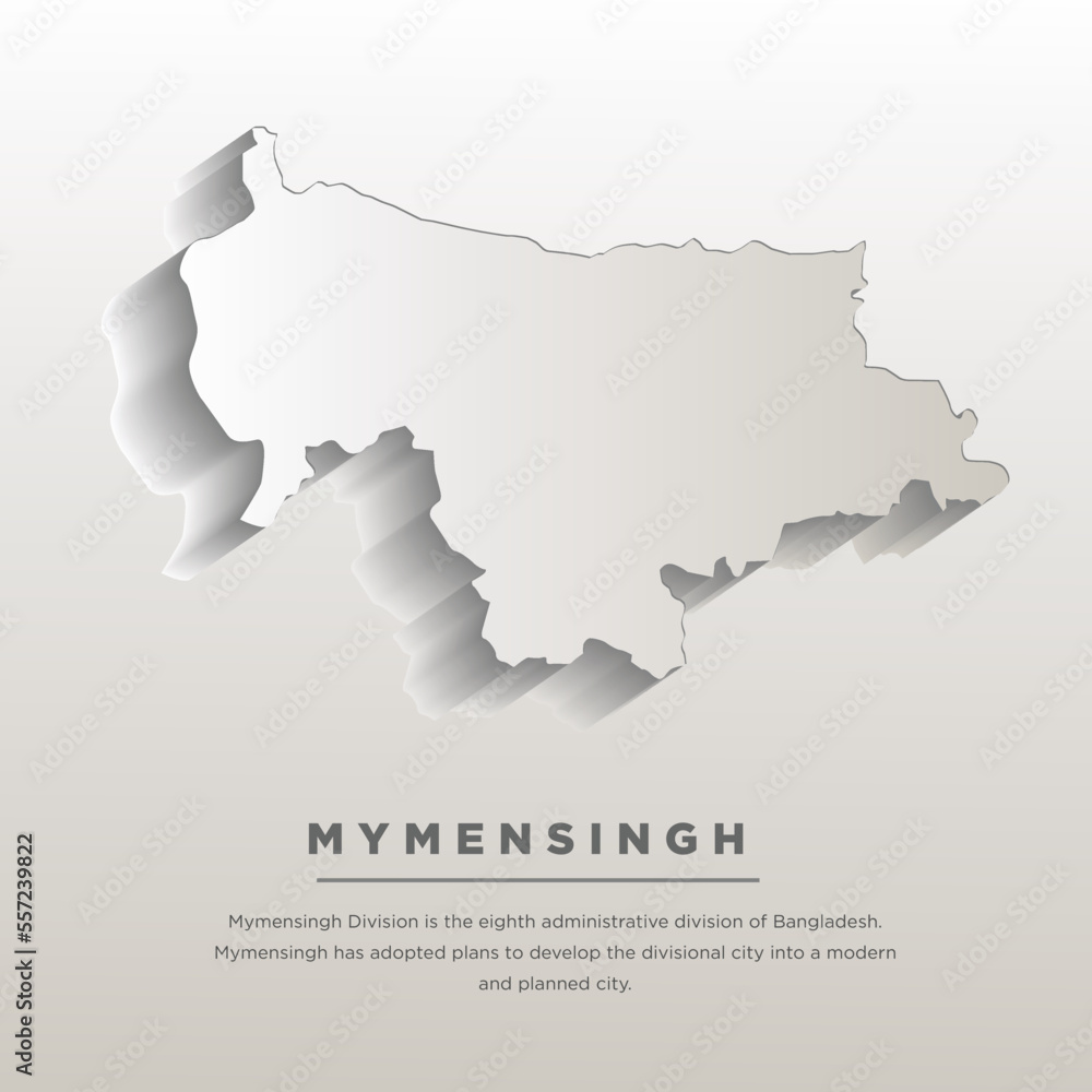 Mymensingh isometric map with blend