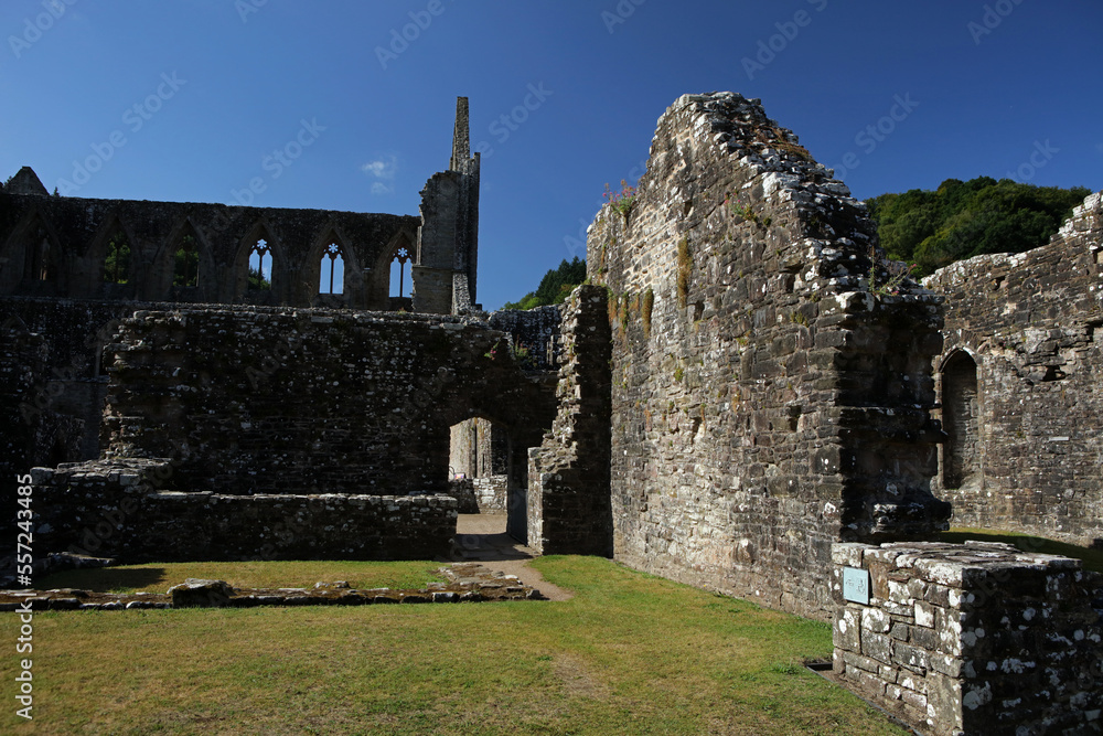 Tintern Abbey in Tintern, Monmouthshire, Wales, United Kingdom