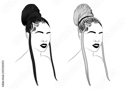 Braid Hairstyles - afro hair - African Hair Style - Braid Hair