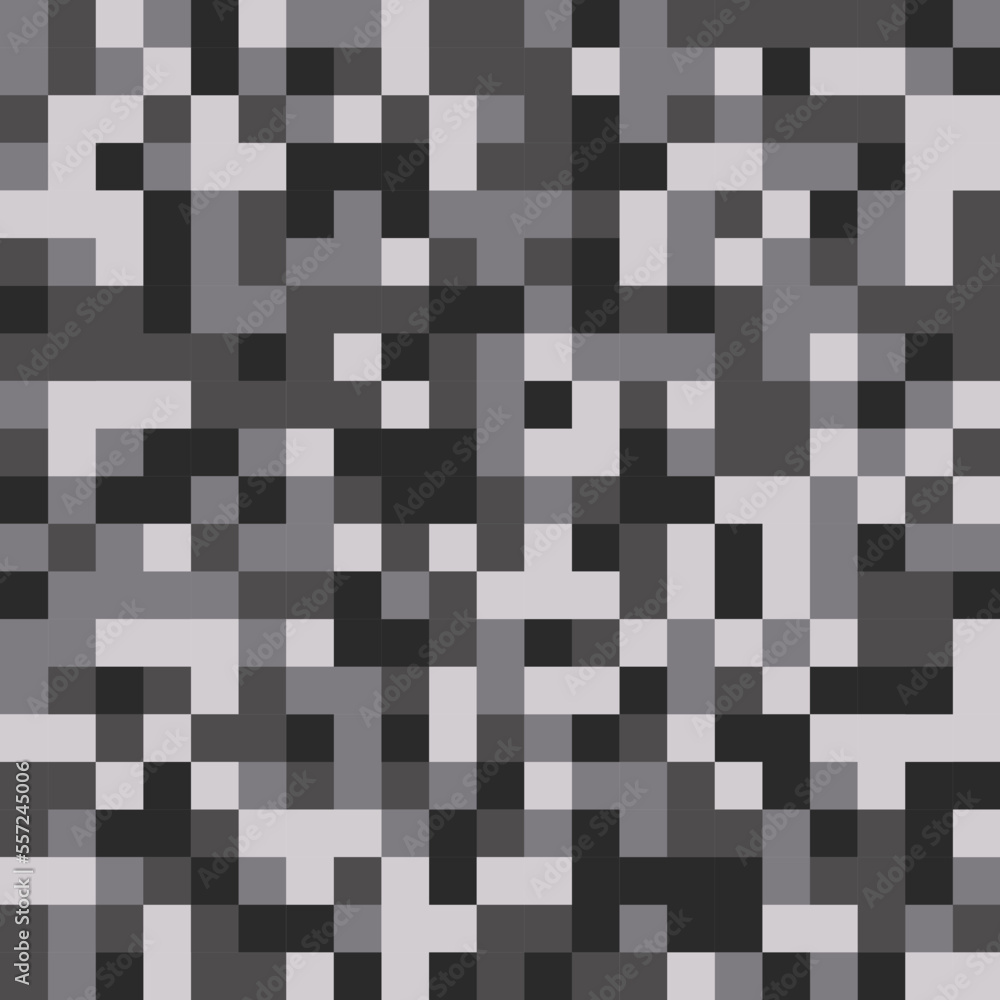 Digital camouflage in dark and light shades. Seamless vector pattern. Pixel grid for military themes and creative ideas Digital camouflage in dark and light shades. Seamless vector pattern. Pixel grid for military themes and creative ideas