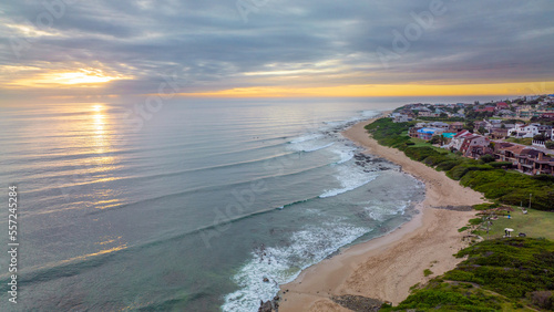 Jeffreys Bay Sunset Drone South Africa Surfing photo
