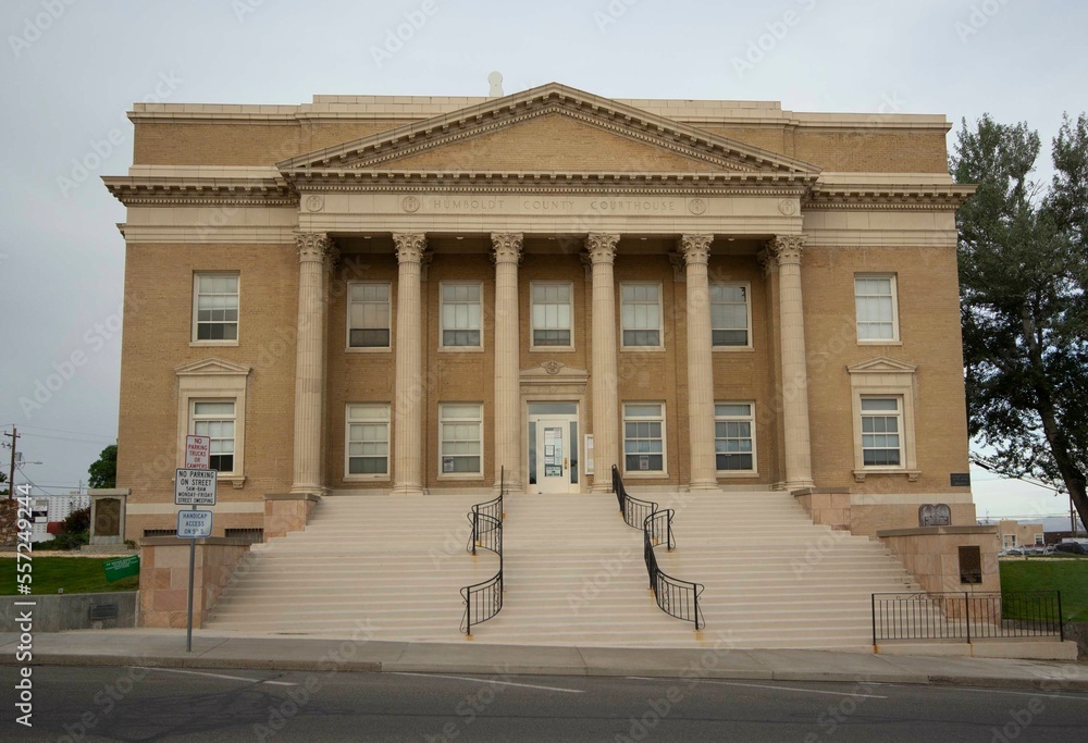 Winnemucca, Nevada USA 7 June 2022 Humboldt County Courthouse in