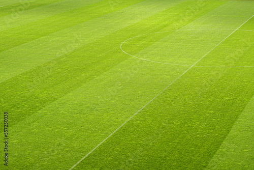 empty football stadium stripe grass