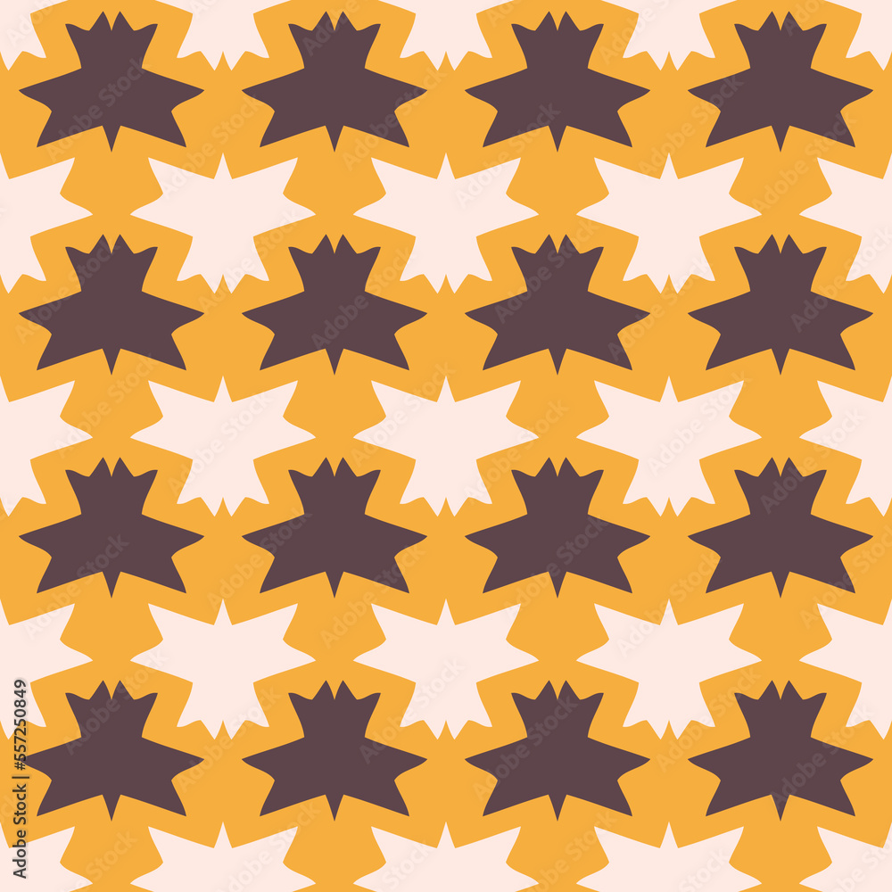 Bright seamless pattern with ethnic geometric ornament. Beautiful abstract illustration. Bright seamless pattern with ethnic geometric ornament. Beautiful abstract illustration.