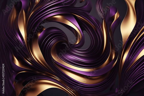 Purple abstract luxury wallpaper. AI 