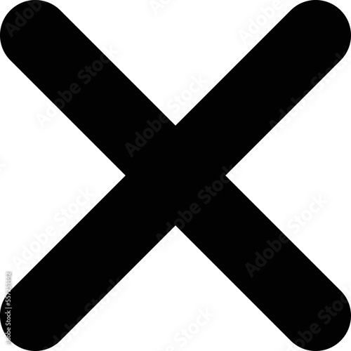 cross mark . cancel icon . delete sign . exit sign