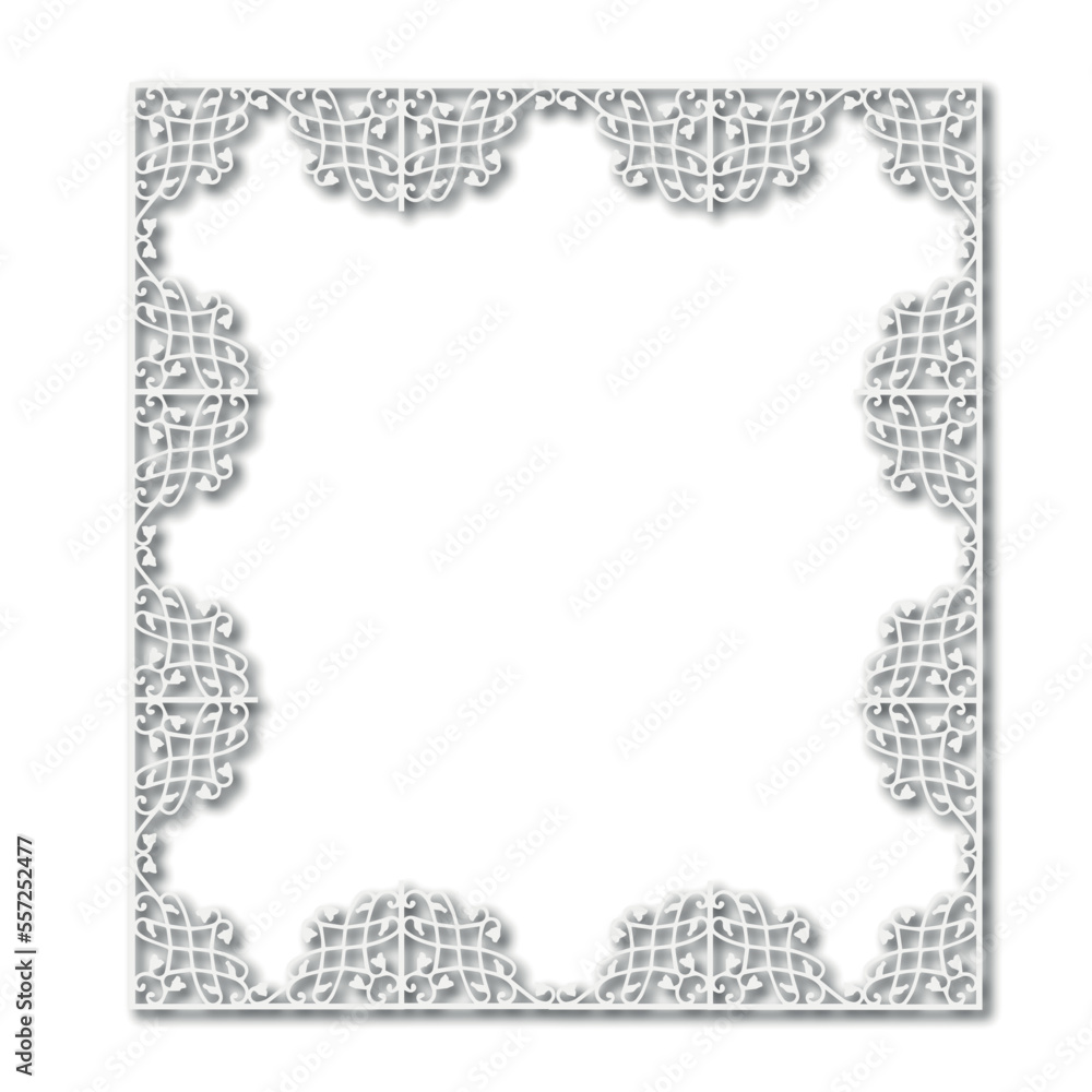 Fototapeta premium frames in vintage style with elements of ornament, art, pattern, background, texture, Vector illustration eps 10, Art.