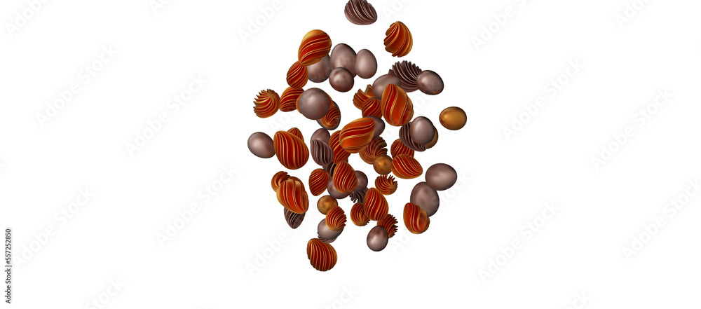 Set of different 3D realistic, shiny, golden, Set of different 3D realistic, shiny, golden,