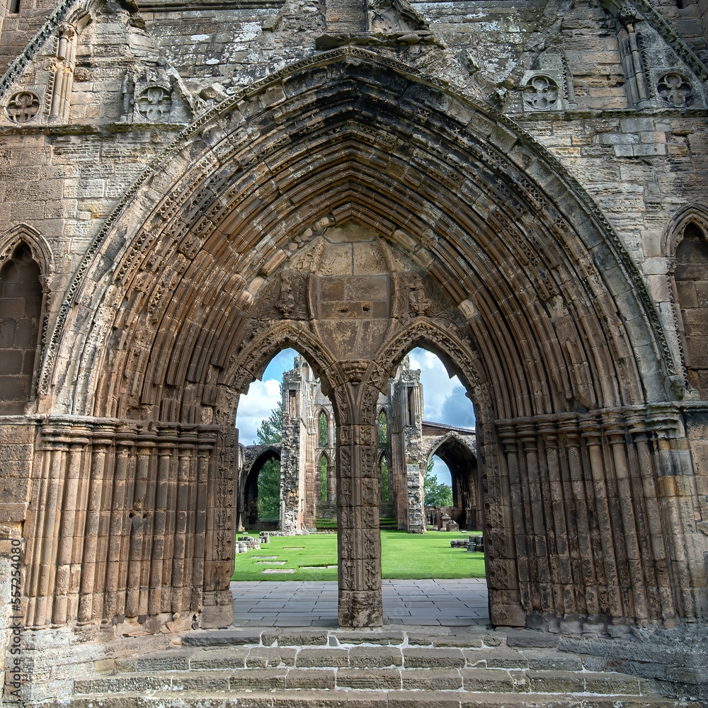 Elgin Cathedral west 
Door