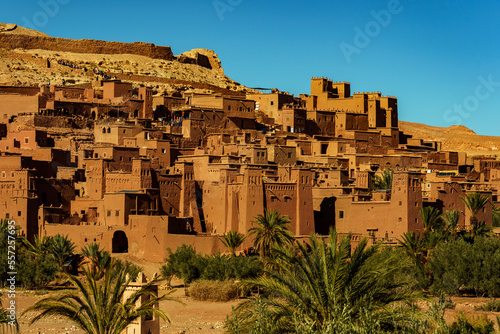 North Africa. Morocco. Ksar d'Ait Ben Haddou in the Atlas Mountains of Morocco. UNESCO World Heritage Site since 1987 photo